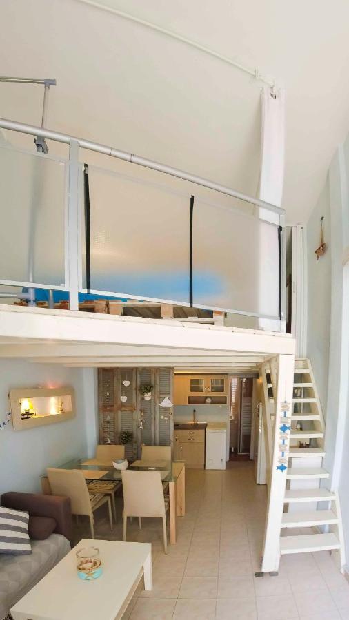 Modern Apartment 100M. From The Sea Skála Foúrkas Eksteriør bilde